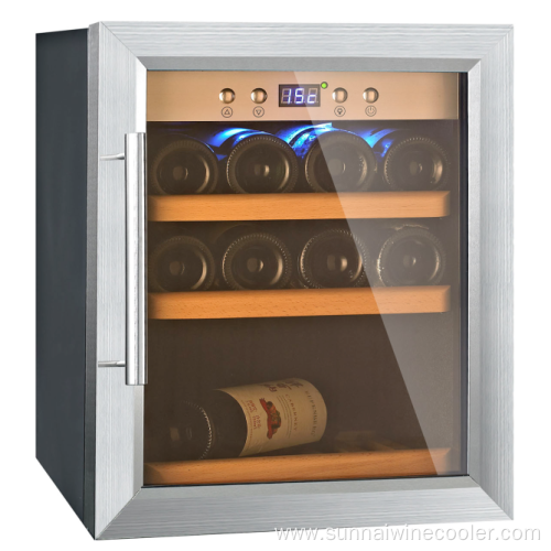 Customised desktop direct cooling 12 bottles wine fridge